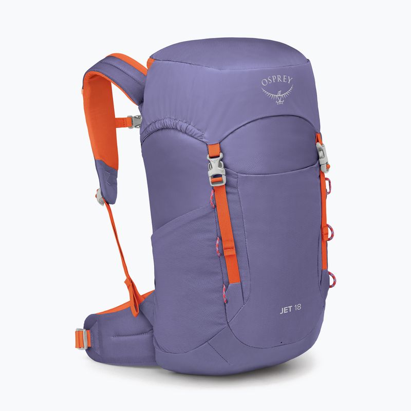 Детска туристическа раница Osprey Jet 18 l euphoria purple/ mars orange 2