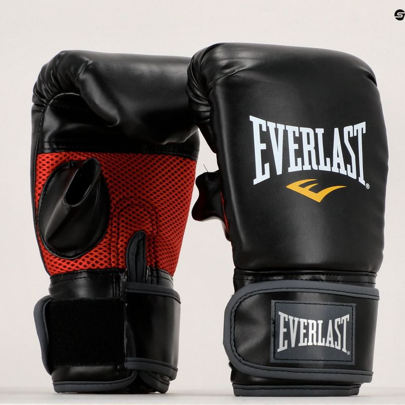 EVERLAST ММА ръкавици за тежка торба черни EV7502 7