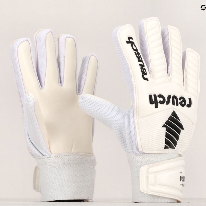 Reusch Legacy Arrow Solid Junior детски вратарски ръкавици бели 5372504-1100 6