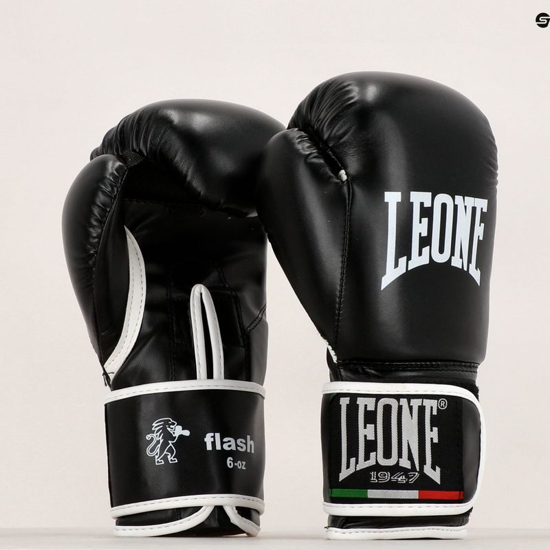 Детски боксови ръкавици LEONE 1947 Flash black 14