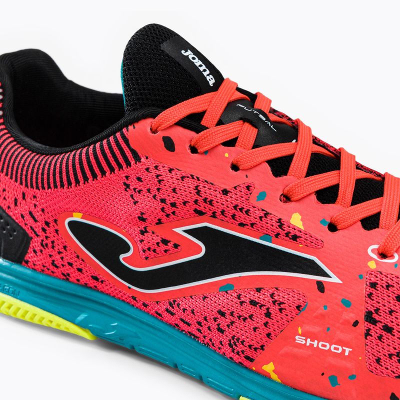 Joma Tactico IN мъжки футболни обувки coral/turquoise 10