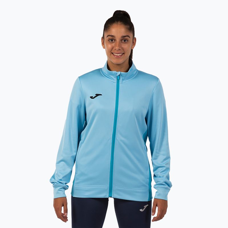 Дамски потник за бягане Joma Winner II Full Zip sky blue