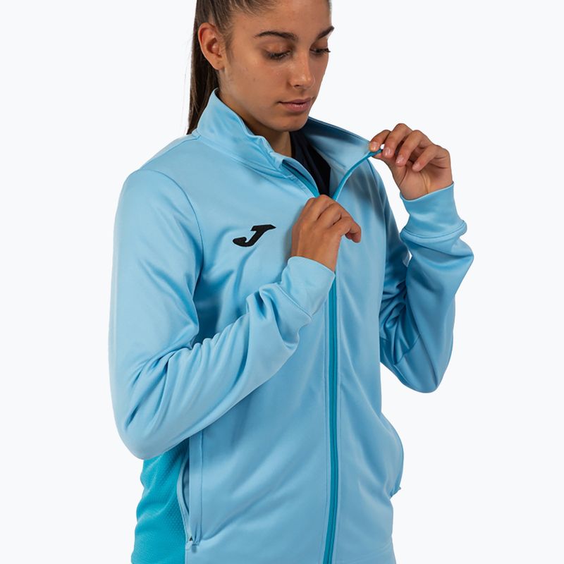 Дамски потник за бягане Joma Winner II Full Zip sky blue 3