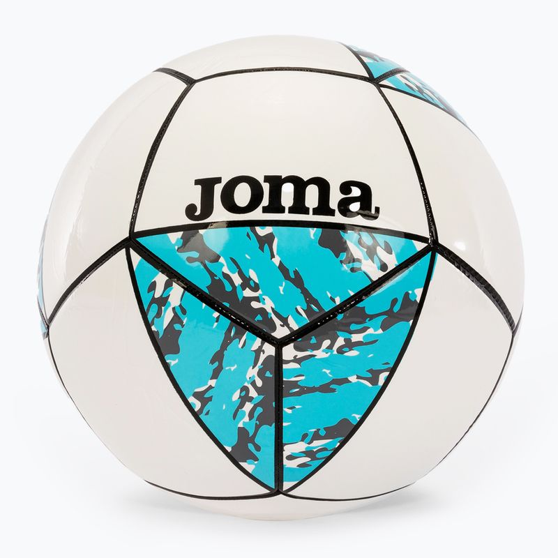 Футболна топка Joma Challenge II white/turquoise размер 5