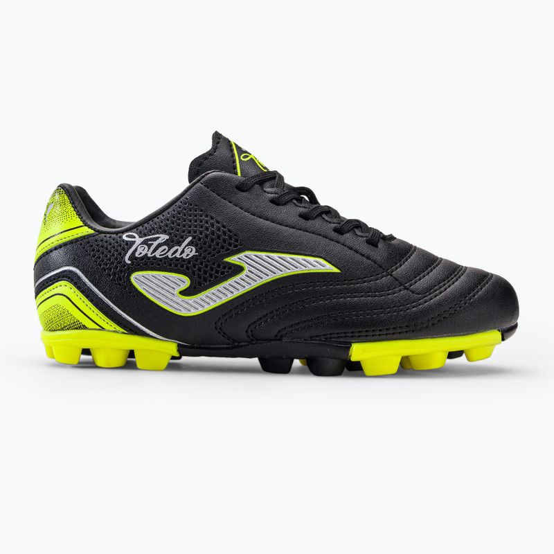 Детски футболни обувки Joma Toledo HG черни 2