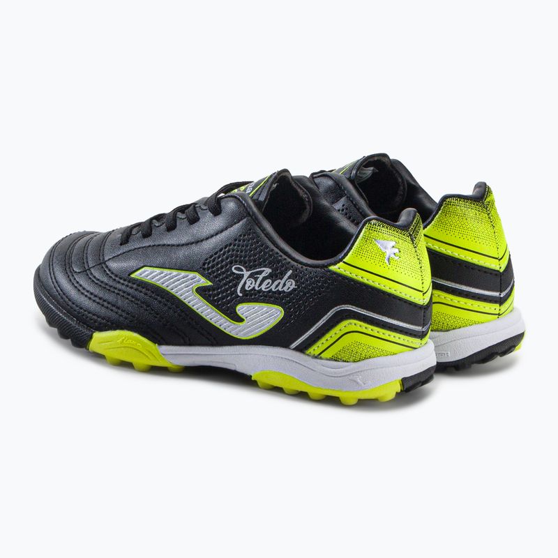 Детски футболни обувки Joma Toledo TF черни 6