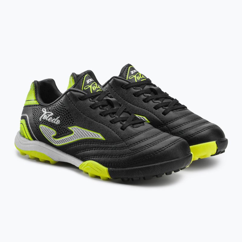 Детски футболни обувки Joma Toledo TF черни 10
