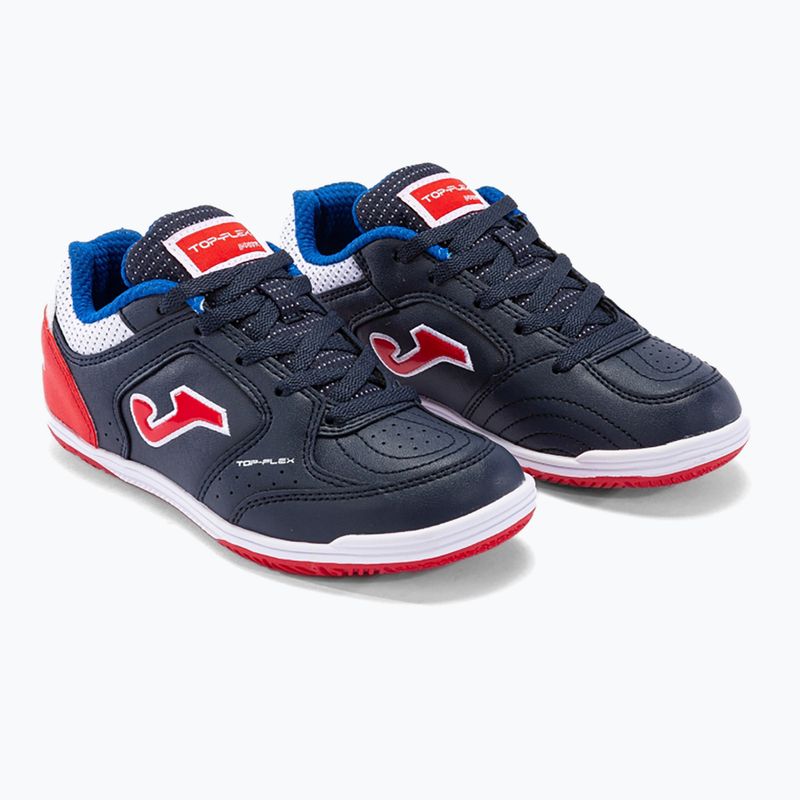 Детски футболни обувки Joma Top Flex IN navy/red 10