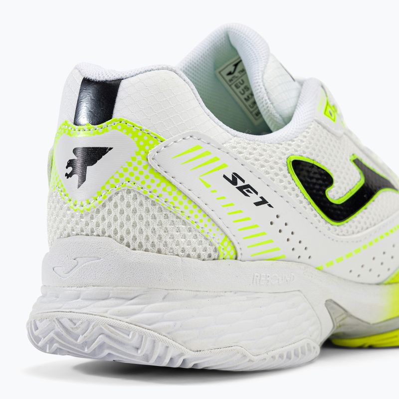 Joma T.Set мъжки обувки за тенис в бяло и жълто TSETW2209P 9