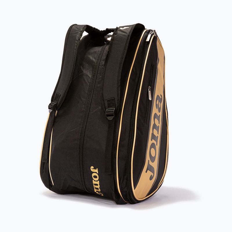 Чанта за тенис с гребло Joma Gold Pro в черно и златисто 400920.109 13
