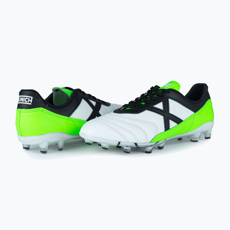 Футболни обувки MUNICH Mundial 2.0 FG blanco/verde 10