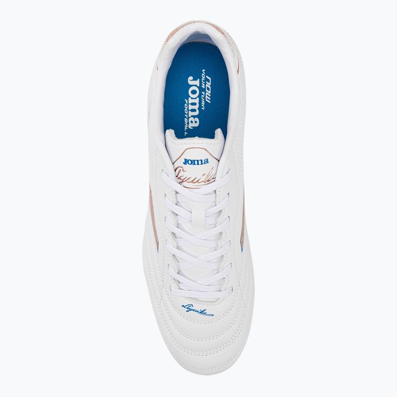 Мъжки футболни обувки Joma Aguila FG white/gold 6