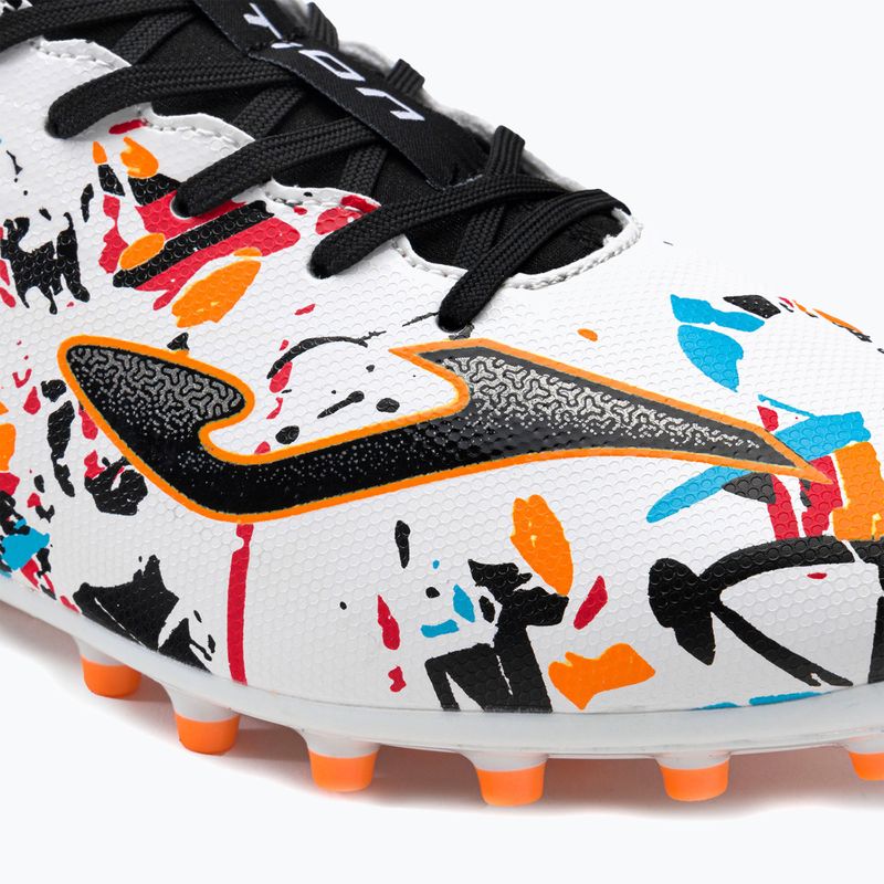 Joma Evolution AG мъжки футболни обувки бяло/черно/оранжево 7