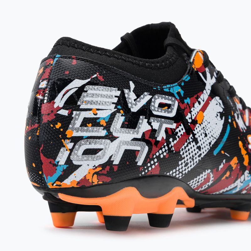 Joma Evolution FG мъжки футболни обувки черно/бяло/червено 8