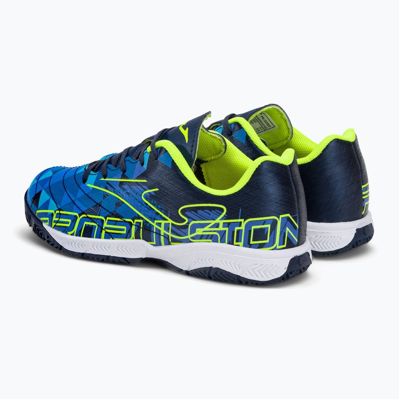 Детски футболни обувки Joma Propulsion IN в тъмносиньо/жълто 3