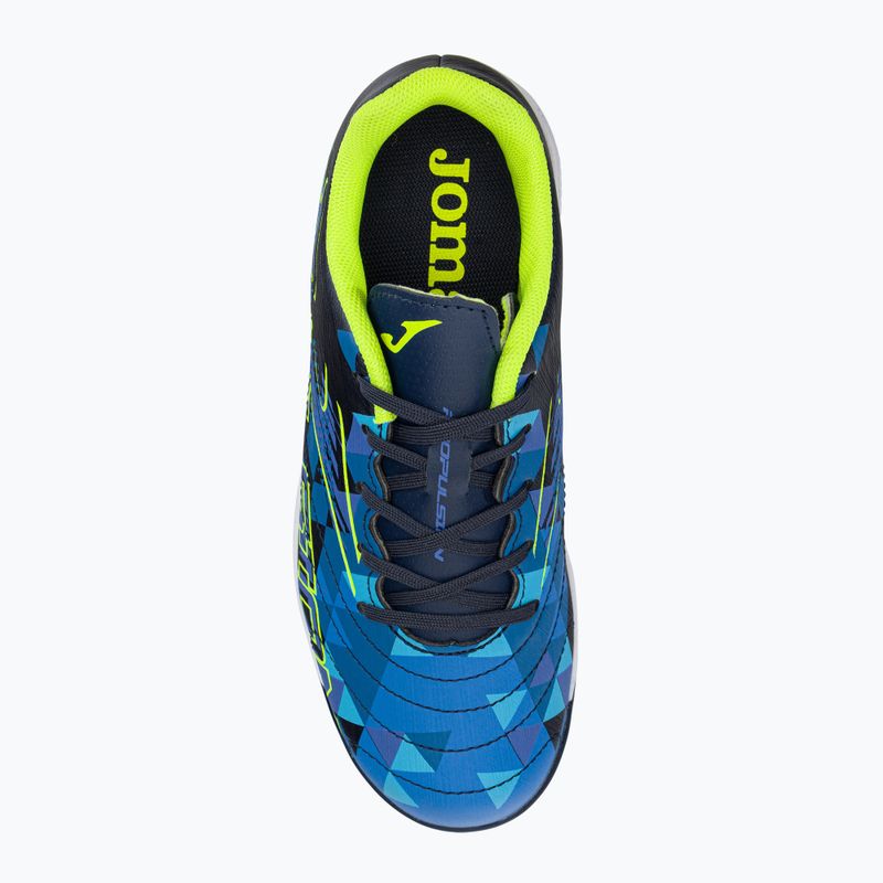 Детски футболни обувки Joma Propulsion IN в тъмносиньо/жълто 6