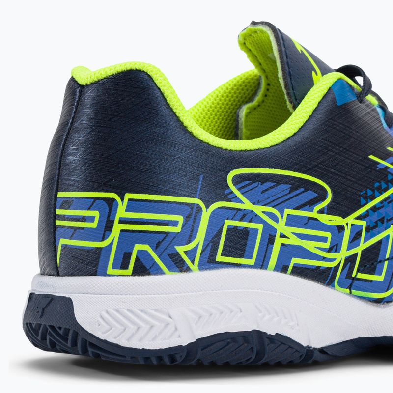 Детски футболни обувки Joma Propulsion IN в тъмносиньо/жълто 8