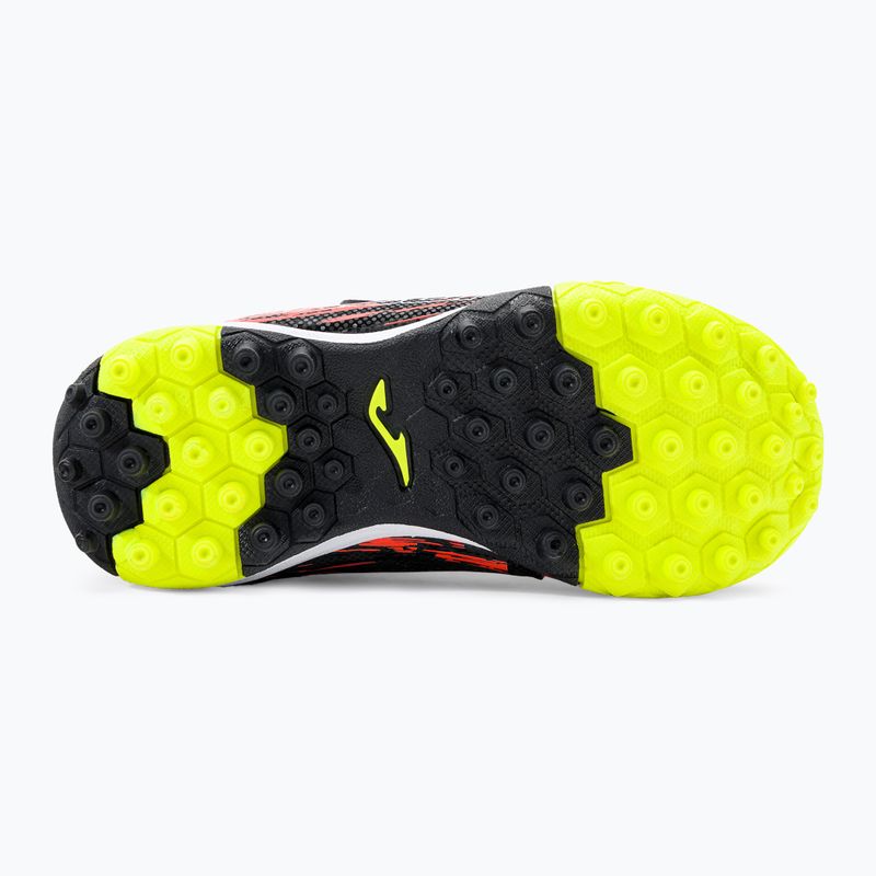Детски футболни обувки Joma Super Copa TF черни/оранжеви 5