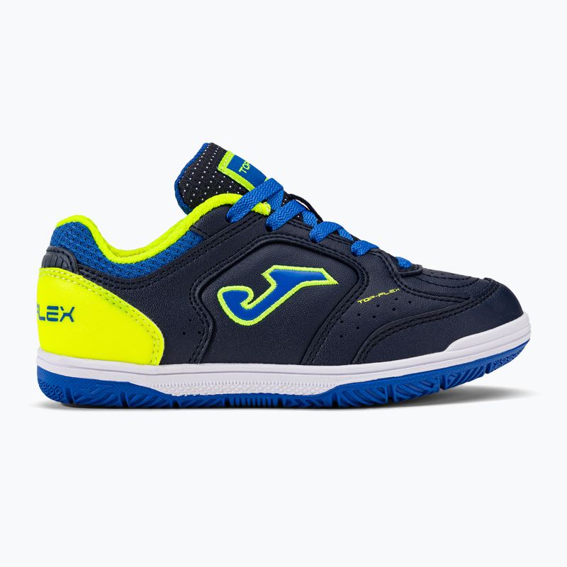 Детски футболни обувки Joma Top Flex IN navy/yellow 2