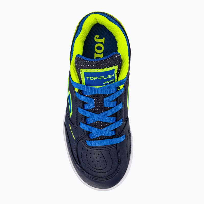 Детски футболни обувки Joma Top Flex IN navy/yellow 6