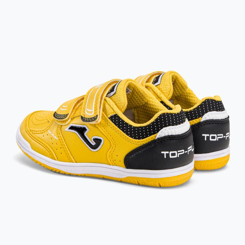 Детски футболни обувки Joma Top Flex IN оранжево/шафран/черно 3