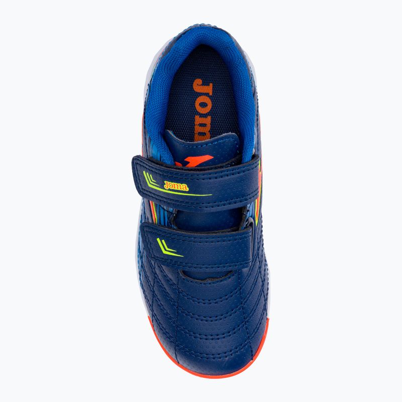 Детски футболни обувки Joma Xpander IN navy/orange fluor 6