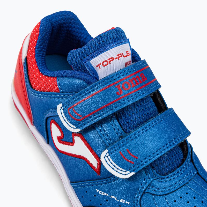 Детски футболни обувки Joma Top Flex IN royal/red 8