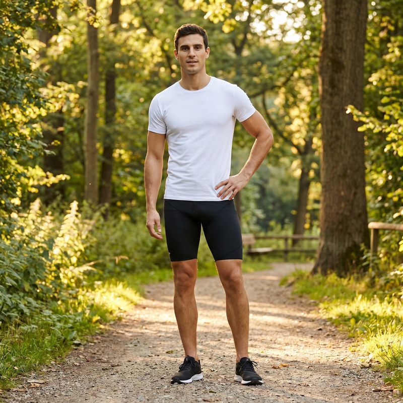 Мъжки къси чорапогащи Joma R-Trail Nature Short Tights black 103163 шорти за бягане 14