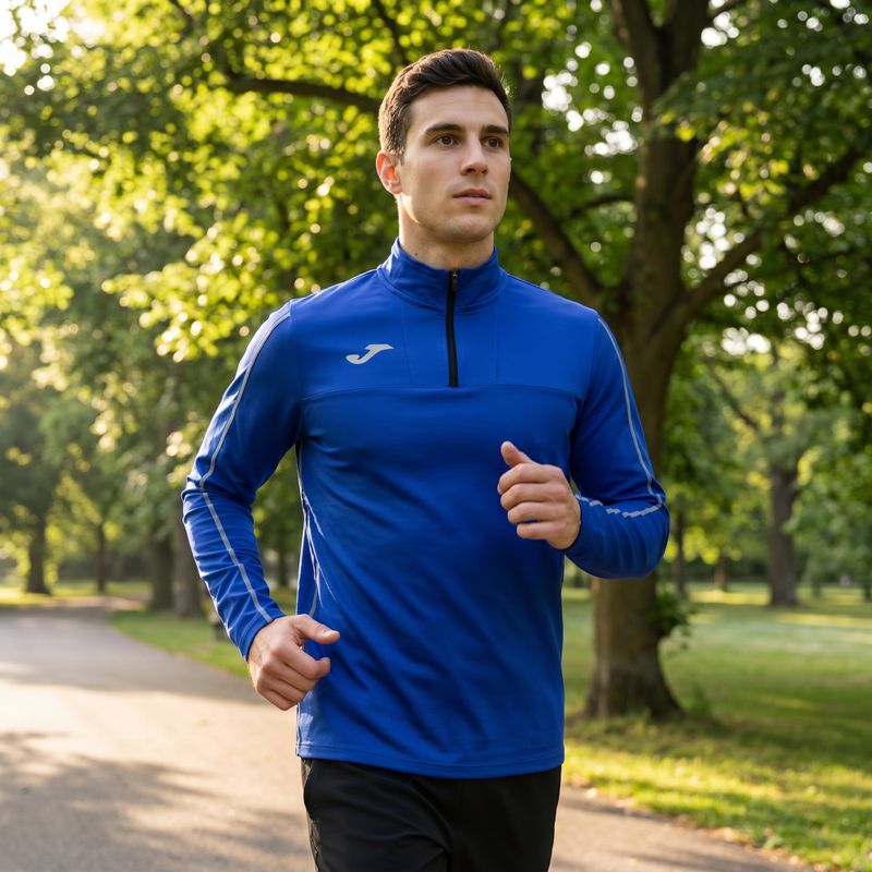 Мъжки суитшърт за бягане Joma R-Trail Nature тъмносин 103172 10