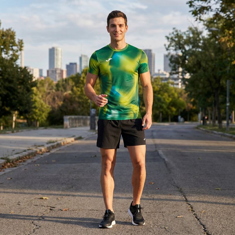 Мъжка тениска за бягане Joma R-Trail Nature green 8