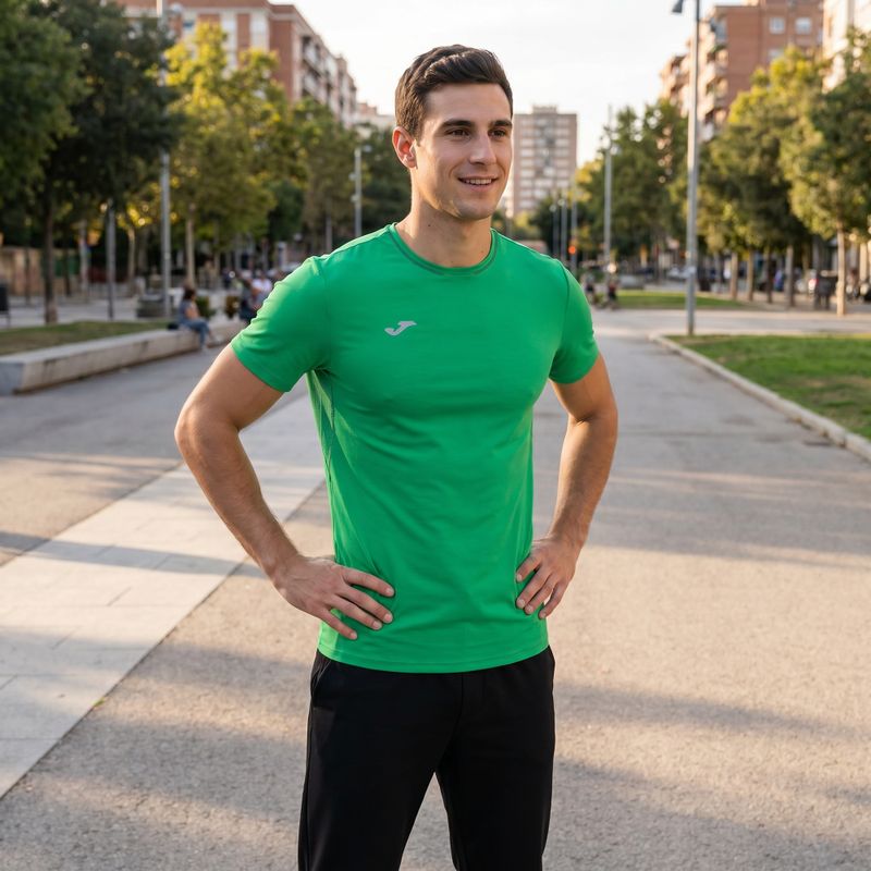 Мъжка тениска за бягане Joma R-City green 103171.425 5