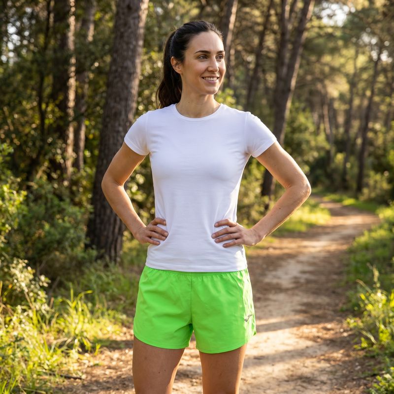 Къси панталони за бягане Joma Olimpia fluor green 10