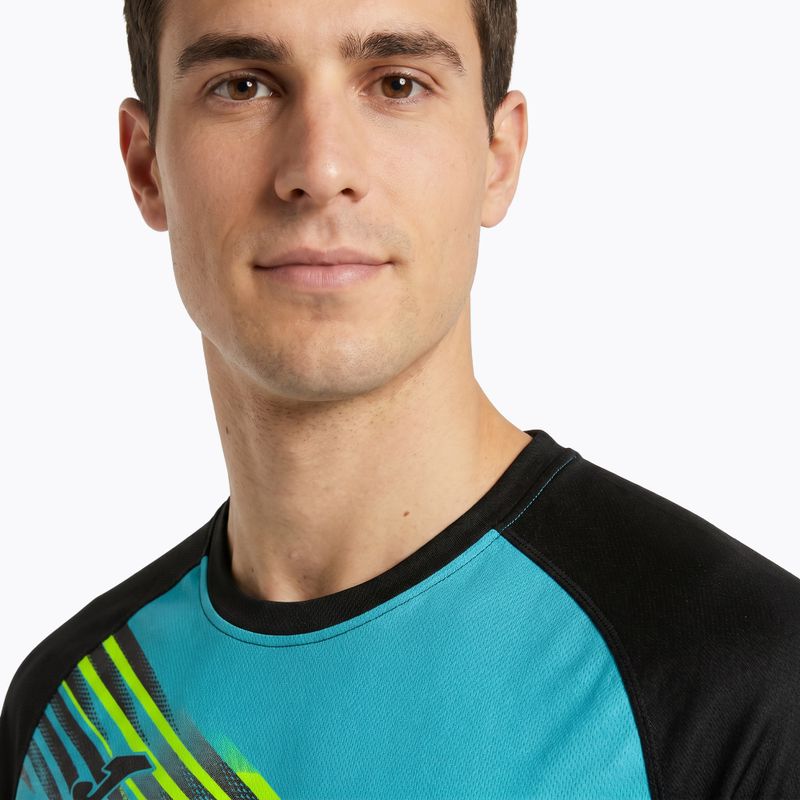 Мъжка тениска за бягане Joma Elite X turquoise 103101.011 4