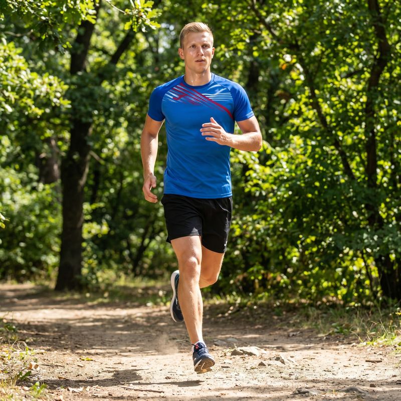 Мъжка тениска за бягане Joma Elite X blue 103101.700 8