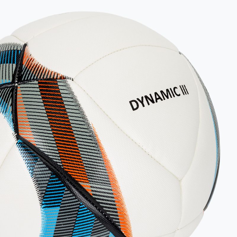 Футболна топка Joma Dynamic III бяла/черна/синя/оранжева размер 5 3