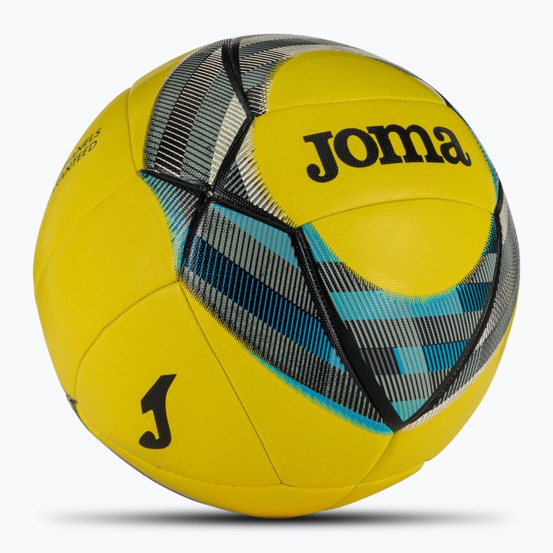 Joma Evolution III футболна топка жълто/черно/синьо размер 5 2