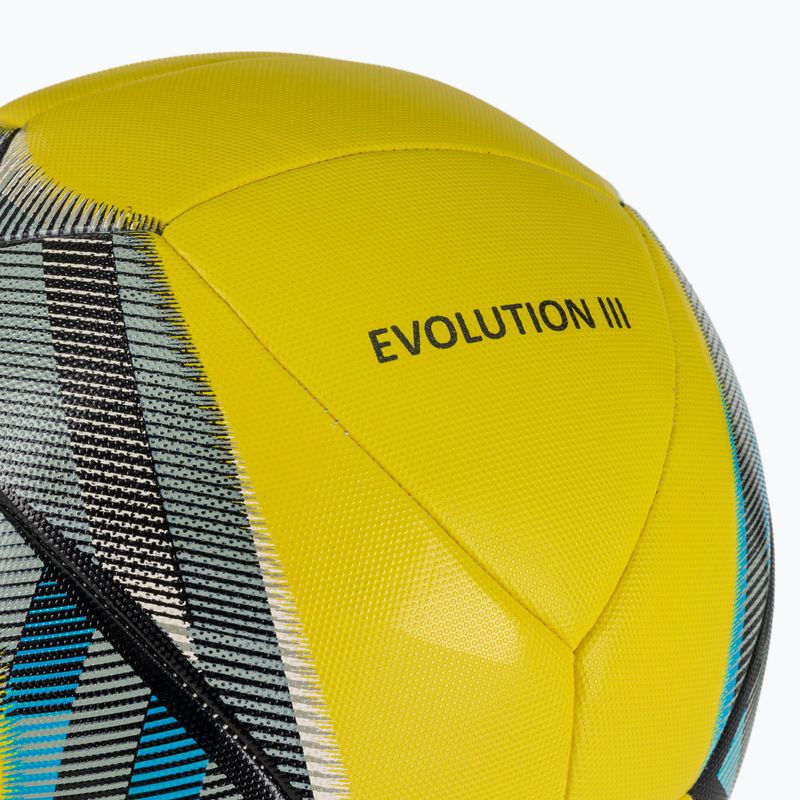 Joma Evolution III футболна топка жълто/черно/синьо размер 5 4