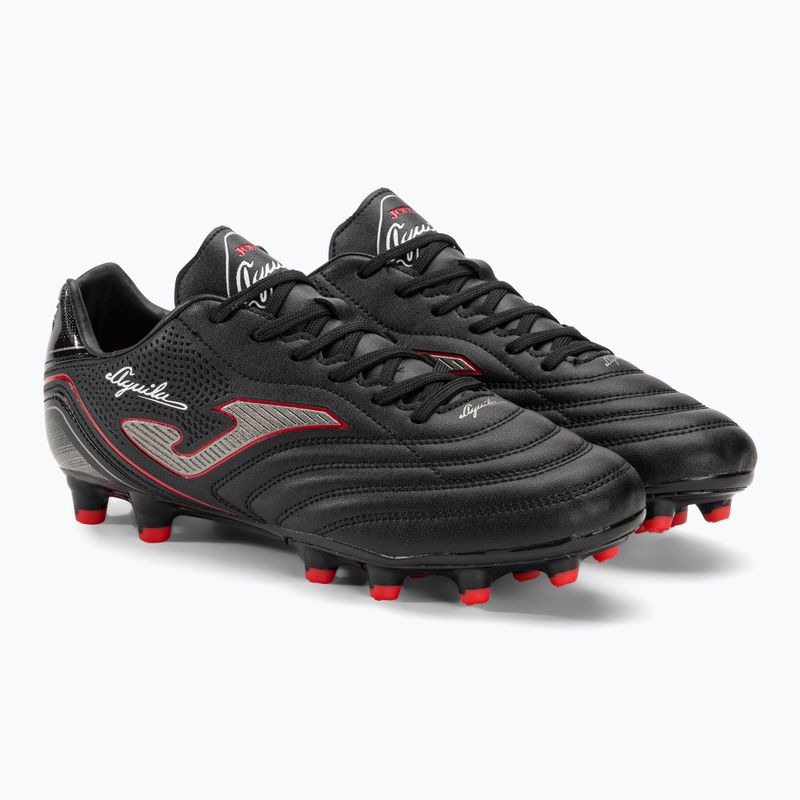 Мъжки футболни обувки Joma Aguila FG black/red 4