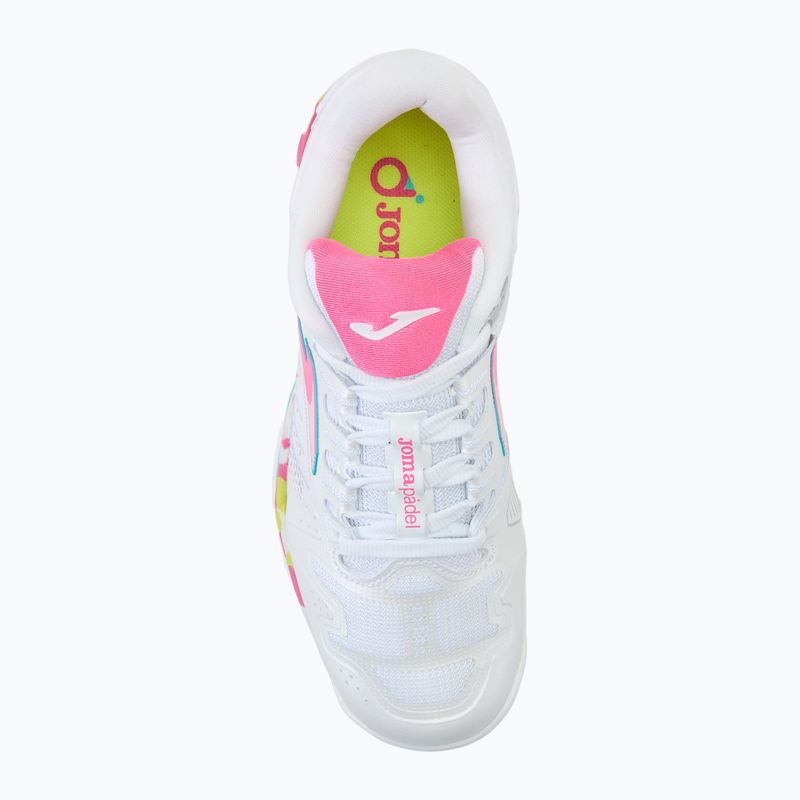 Детски обувки за тенис Joma Slam JR C white/pink 5