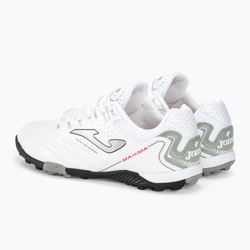 Мъжки футболни обувки Joma Maxima TF white 3