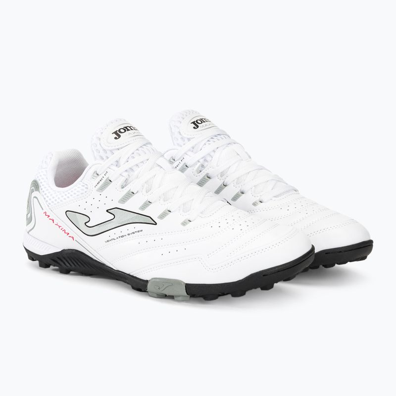 Мъжки футболни обувки Joma Maxima TF white 4