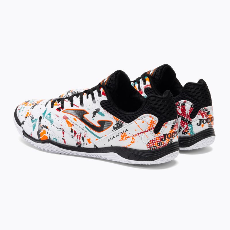 Мъжки футболни обувки Joma Maxima IN white/orange/red 4