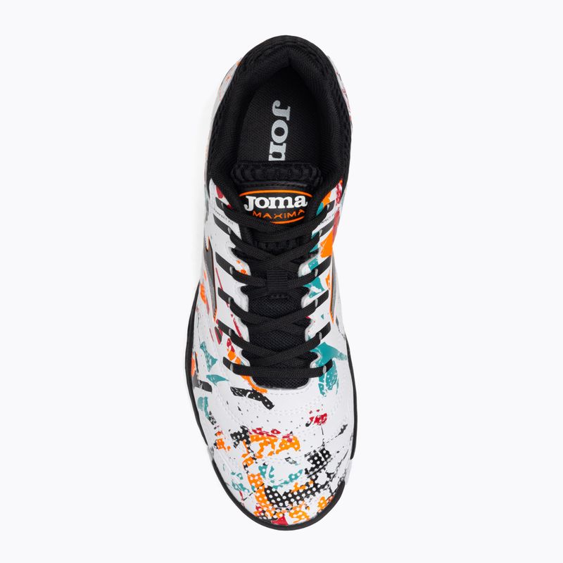 Мъжки футболни обувки Joma Maxima IN white/orange/red 7