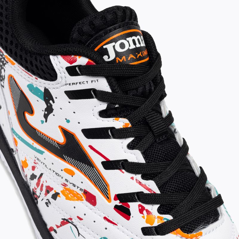 Мъжки футболни обувки Joma Maxima IN white/orange/red 9
