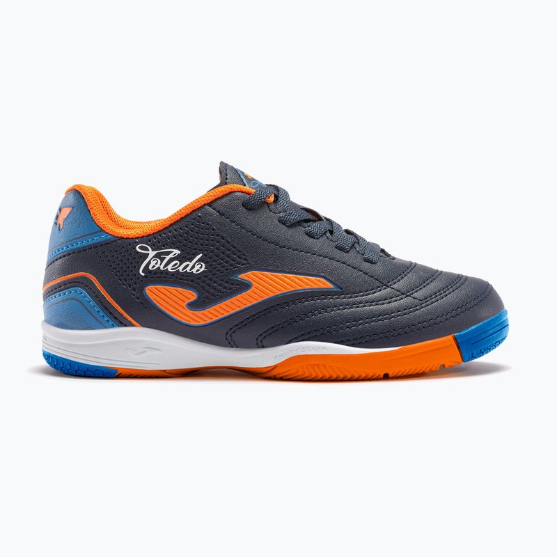 Детски футболни обувки Joma Toledo Jr IN navy/orange 11