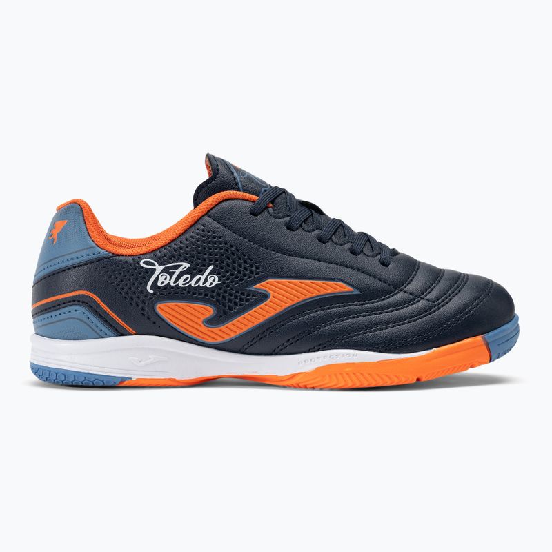 Детски футболни обувки Joma Toledo Jr IN navy/orange 2