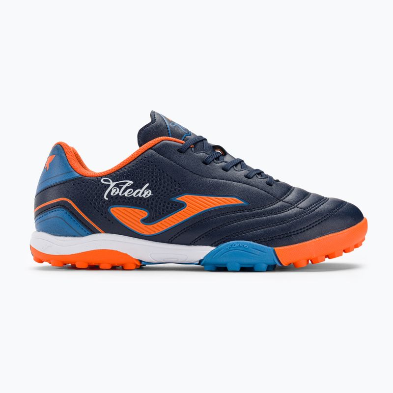 Детски футболни обувки Joma Toledo Jr TF navy/orange 2