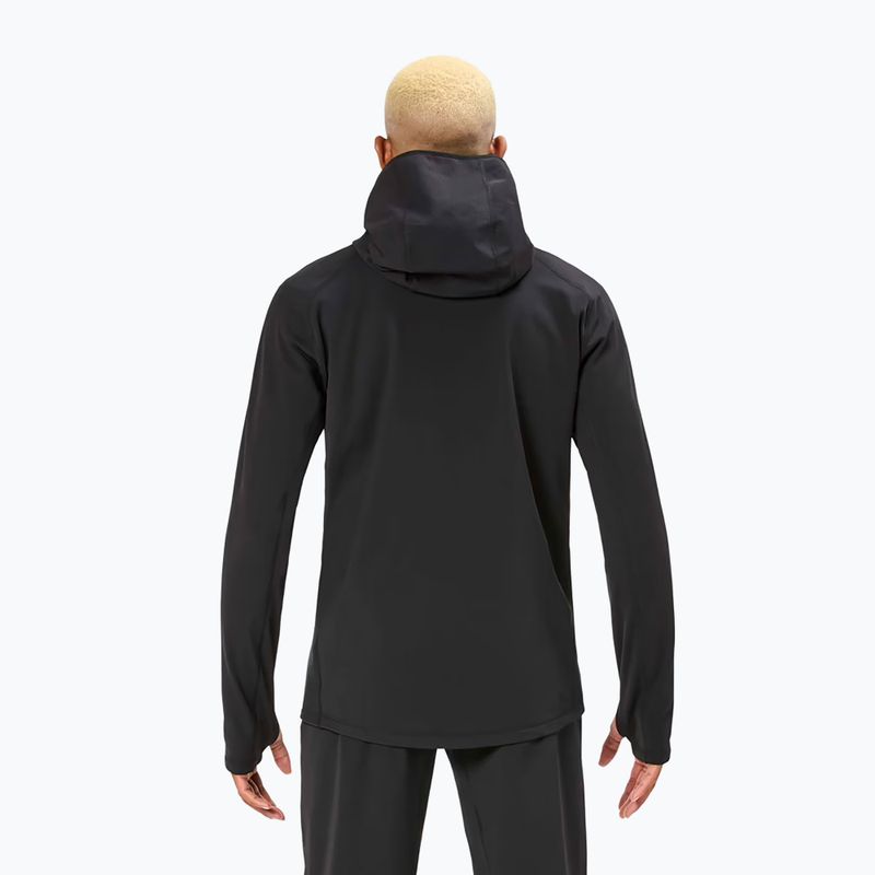 Мъжко яке за бягане NNormal Active Warm svart/black 3