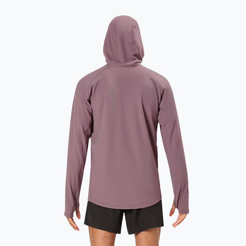 Мъжко яке за бягане NNormal Active Warm albergini/purple 3