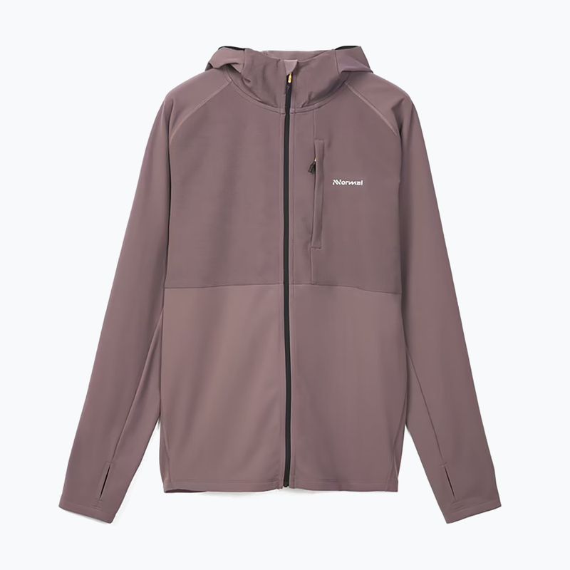 Мъжко яке за бягане NNormal Active Warm albergini/purple 4